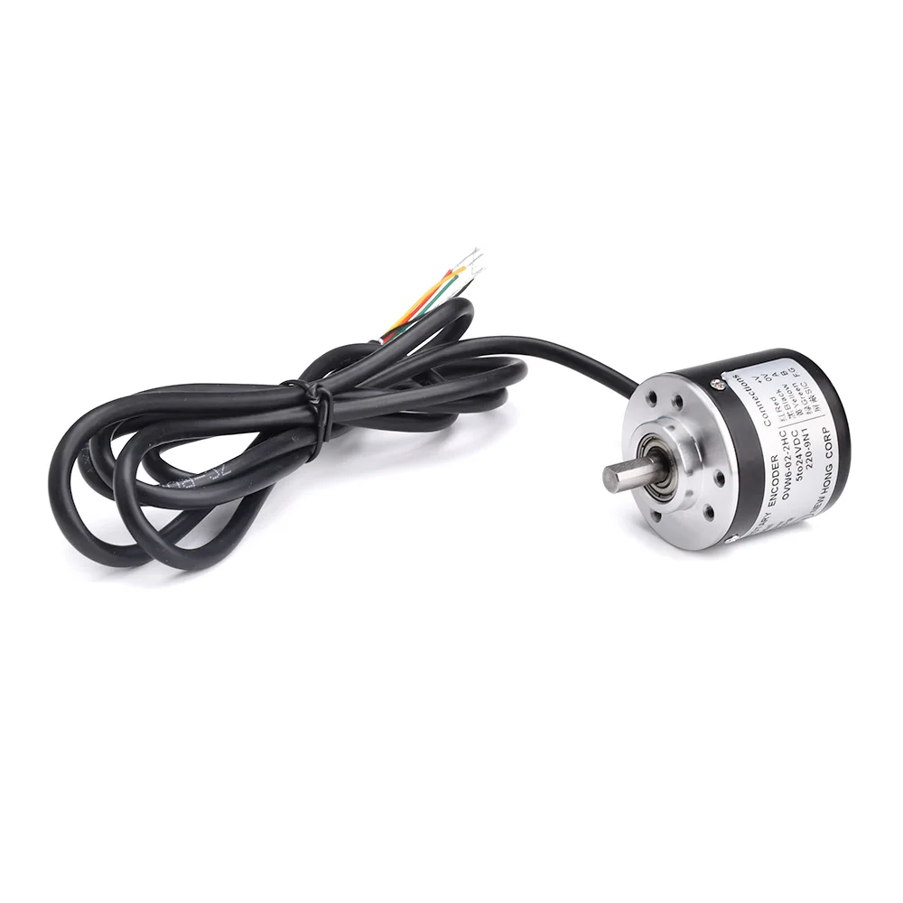 DC5-24V 400P/R 100P/R 200P/R 1000P/R 1024P/R Incremental Rotary Encoder AB 2 Phases 6mm Shaft Suit For Displacement Measurement