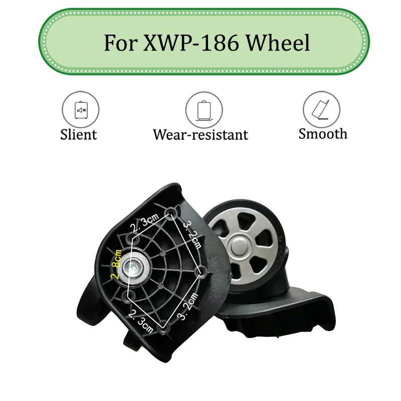 

For XWP186 Universal Wheel Replace The Luggage With Quiet Wear-resistant Push-pull Smooth Shock Absorption Replacement Accessory