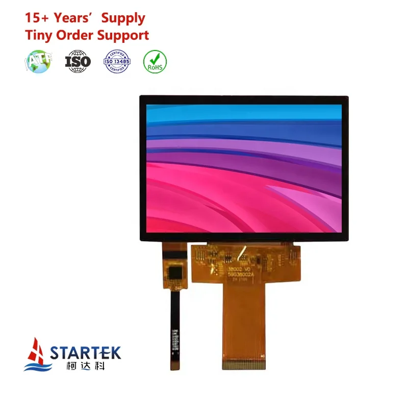 3.8 inch tft lcd JD9168 IC 1024x600 Resolution RGB interface 3.8 inch lcd display screen with CTP touch