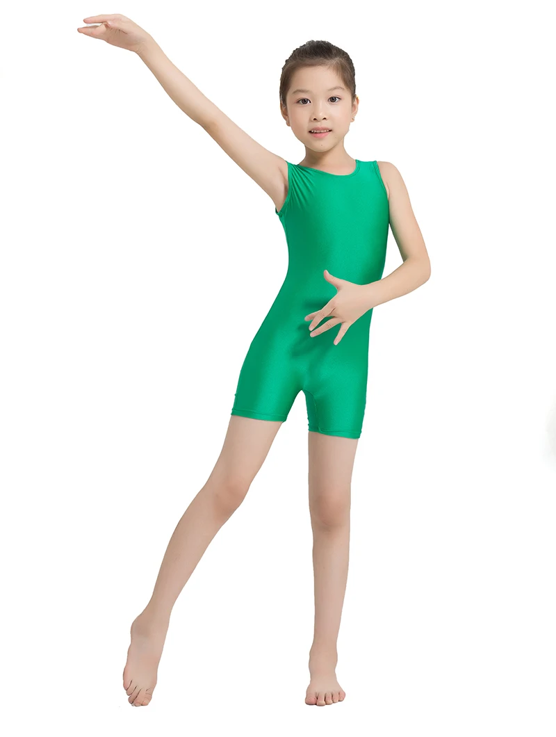 Child Ballet Cosplay Costumes Leotard Dancing Girls Professional Spandex Unitard Kids Sports Dance Sleeveless Rhythmic Gymnastic