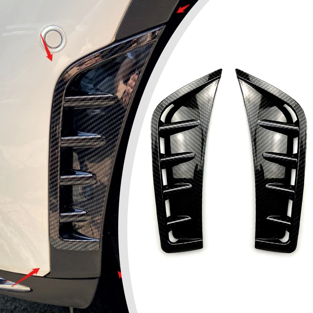 

Car Front Wheel Bumper Spoiler Canard Side Vent Hood Fender Cover For Mercedes For Benz For GLC 260 For GLC 300 2020-2023