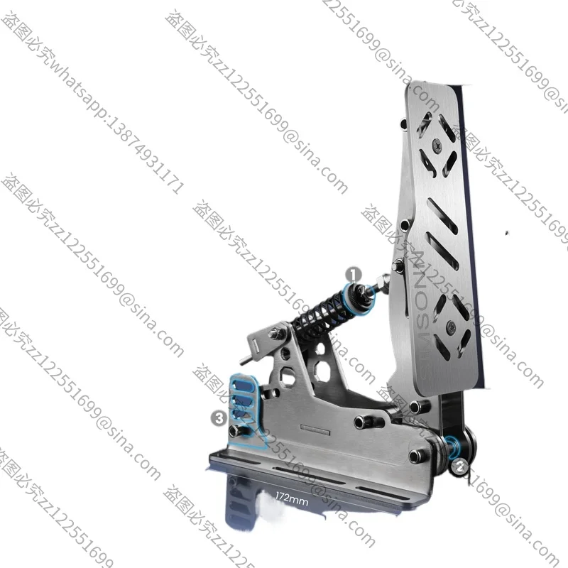 Suitable for Racing Pedal Emulator Pressure Sensor Game HE Hydraulic Brake Clutch Pedal 200KG
