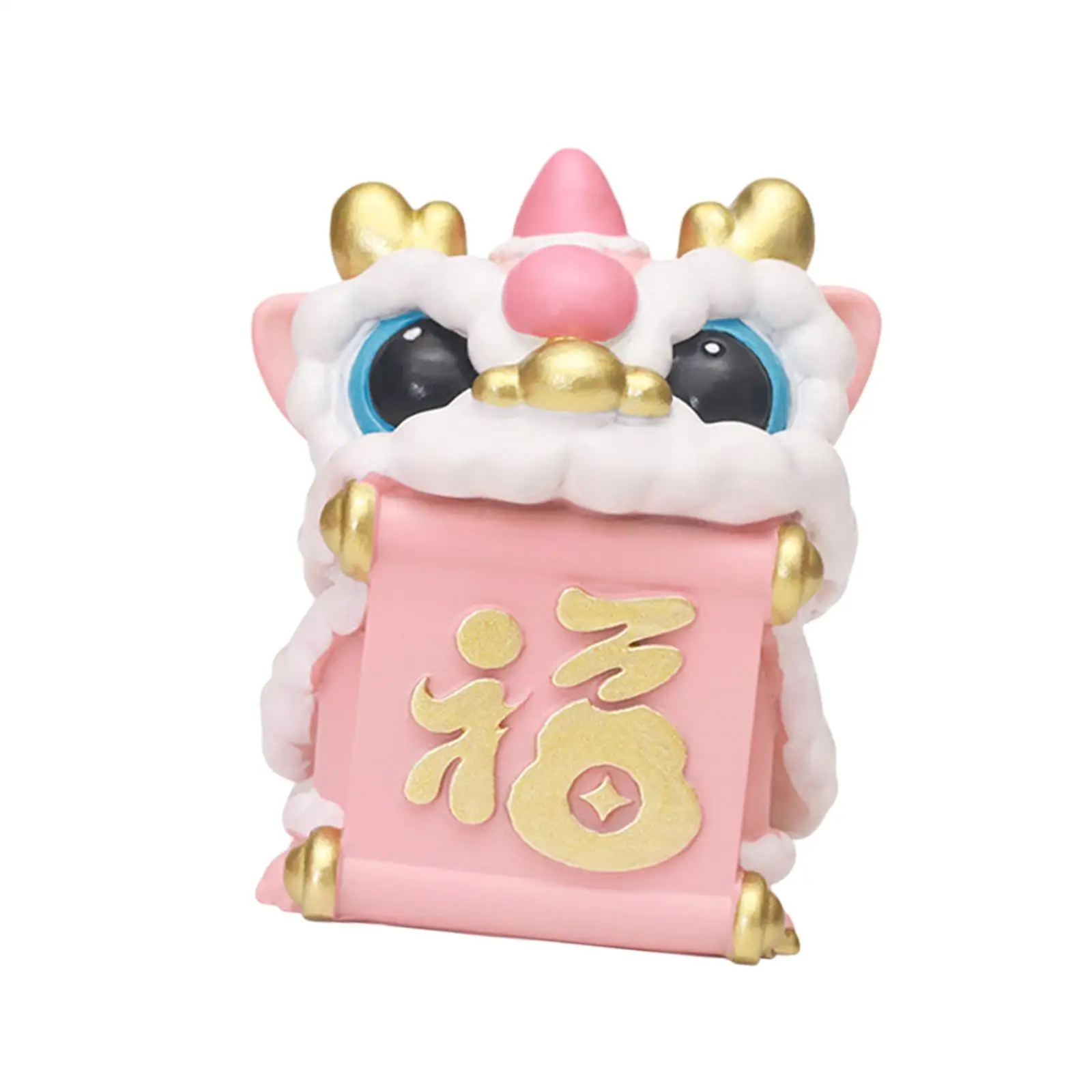 Chinese New Year Decoration Gift Lion Wake Car Ornaments for Car Office Home
