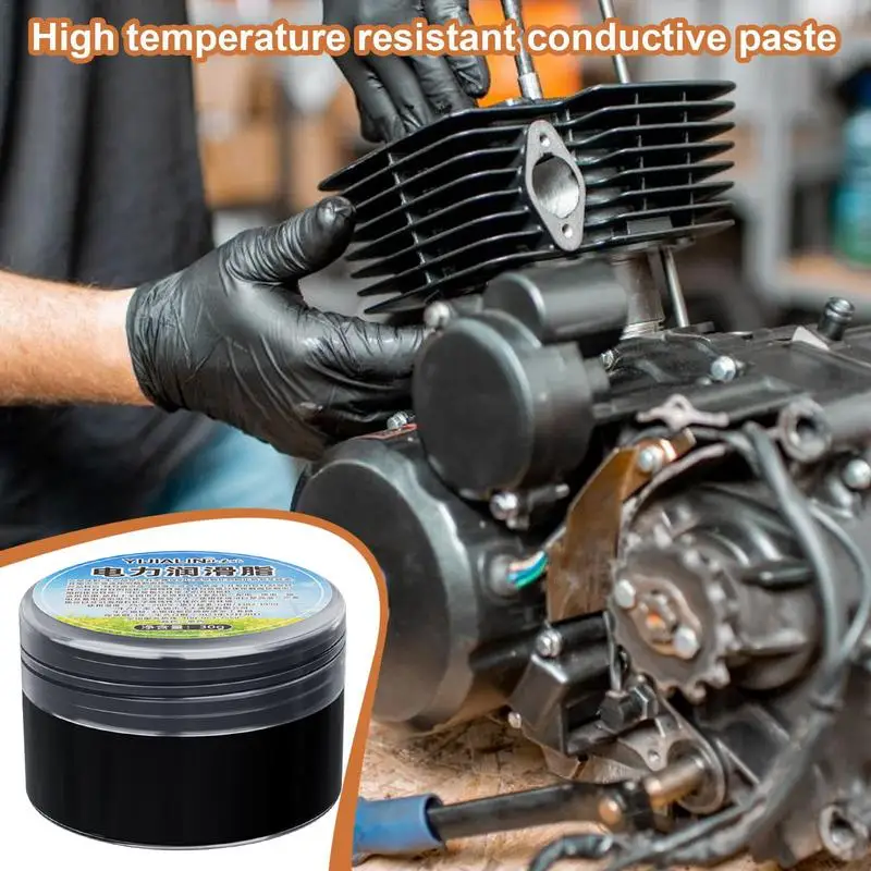 30g Copper Grease Auto Anti-Seize Lubricants High Temp Conductive Paste Electrical Contact Grease For Battery Connection Circuit