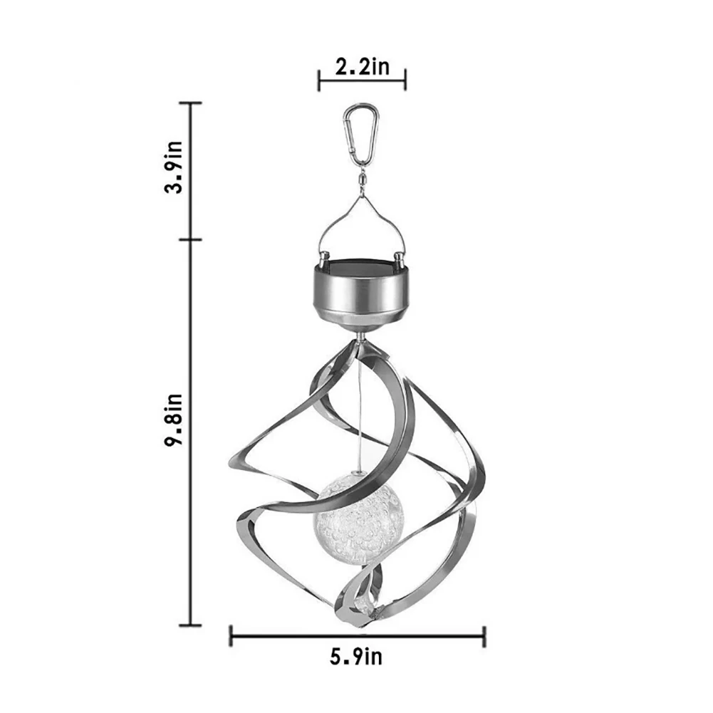 

Ветряные колокольчики на солнечной батарее, лампа, меняющая цвет, подвесная Мобильная ветряная колокольчика, наружная Светодиодная лампа на солнечной батарее, водонепроницаемая светодиодная Подвесная лампа, для улицы, свинья