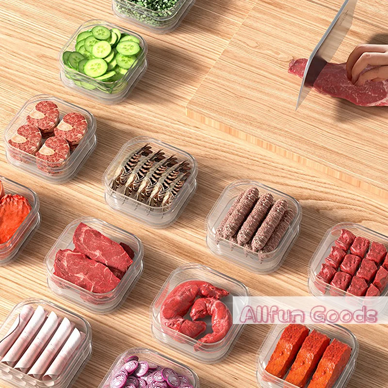 Refrigerator Food Storage Containers Kitchen Food Sealed Crisper Containers Food Storage Containers Fresh Box Kitchen Organizer