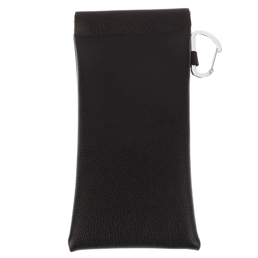 Soft PU Leather Automatic Closed Glasses Bag Large Capacity Waterproof Sunglasses Case Dustproof Eyewear Storage Bag Eyewear