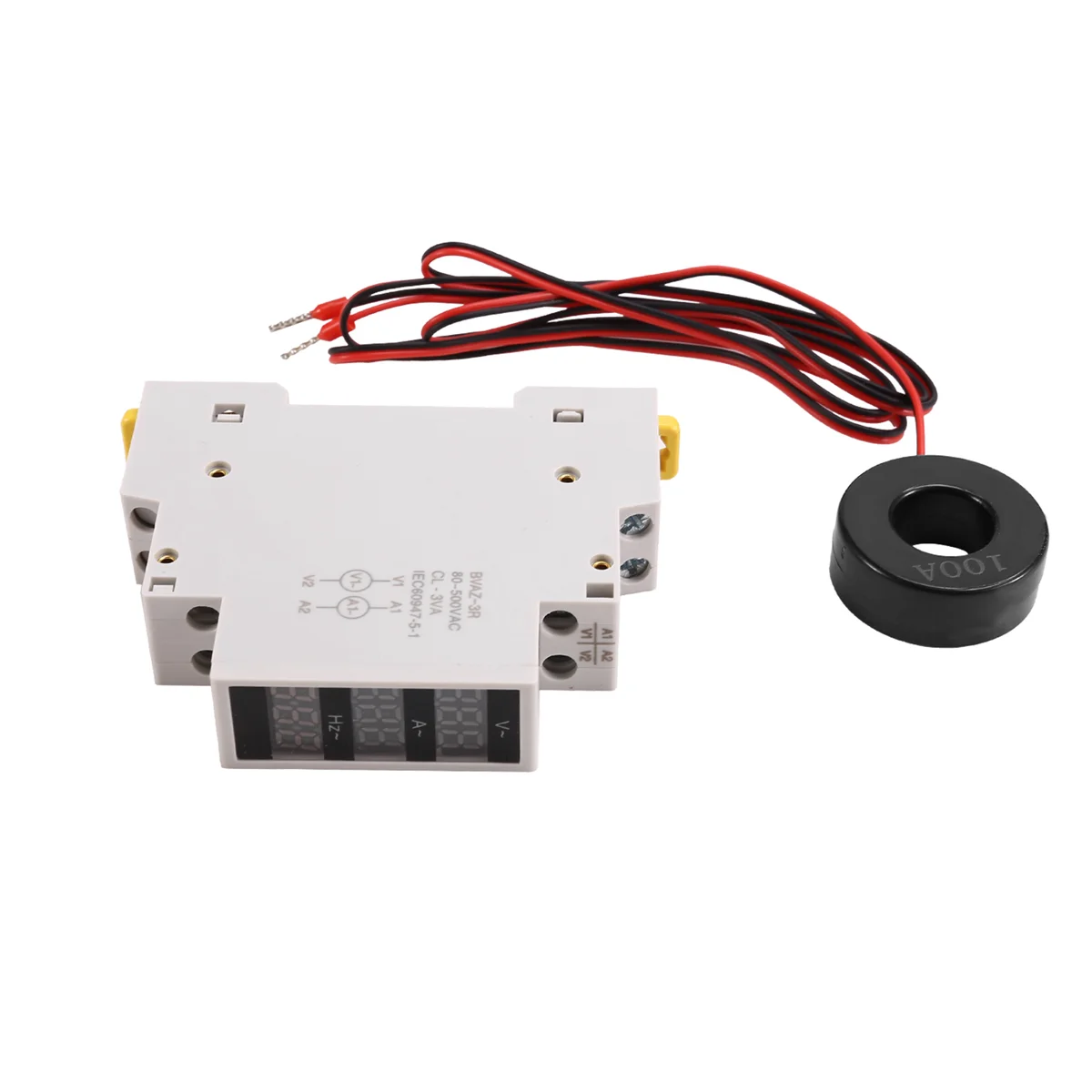 

BABQ! Guide Rail Digital Display Instrument Three-Phase Single-Phase Voltage and Current Hertz Meter AC Mini Module BAVZ-