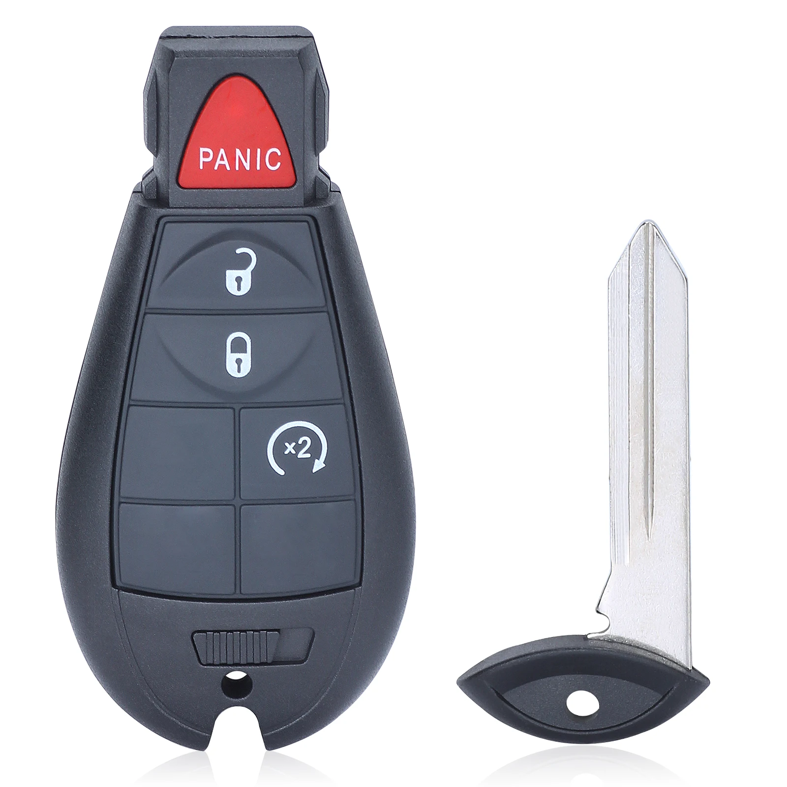 DIYKEY GQ4-53T 4A Chip Fobik Remote Key Fob untuk Jeep Cherokee Sport KL 2014 2015 2015 2017 2018 2019 433MHz 68105083 68105081