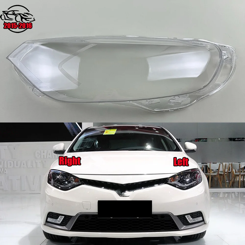 

Headlamp Cover Shade Headlight Transparent Lens Lamp Shell Masks Plexiglass Replace Original Lampshade 2015 2016 For MG 6