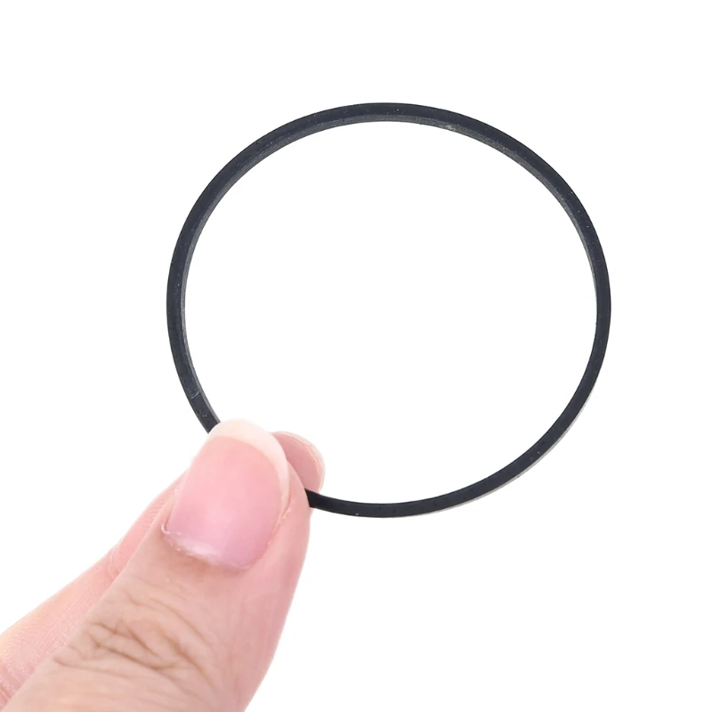 10 Pcs Flat Belts Rubber DVD Cassette Tape Recorder Turntable Strap Belt Cassette Tape Replacement 1.5mm Universal