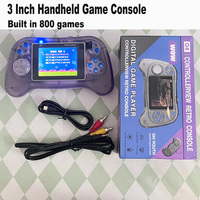 Consola Juegos Portatil 8 Bit Handheld Game Players Gaming 3.0'' Screen Built in 800 Games Retro Game Console