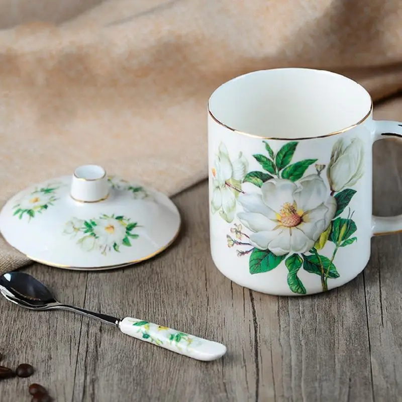 N84C 1PC Coffee Spoon com cerâmica Handle Handle Coffee Powder Making Stain