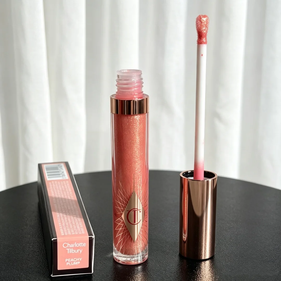 Charlotte Tilbury Kollagen-Lipgloss Lidschatten-Palette Wasserfester Öl-Puder Kompakt Langanhaltend Matt Feuchtigkeitsspendend Gesichts-Make-up