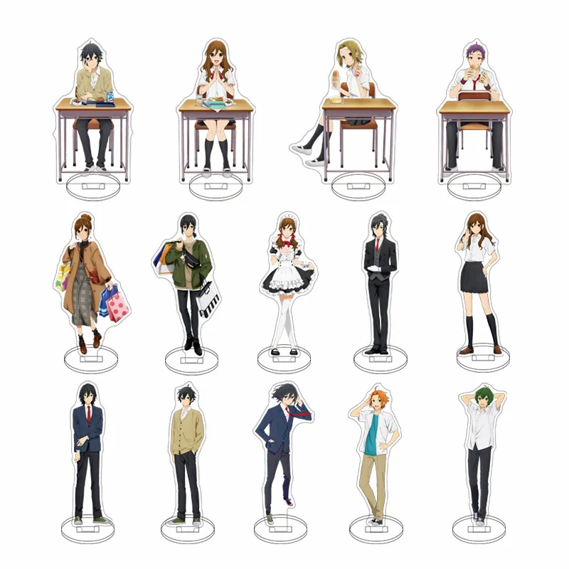 15cm Anime Horimiya Acrylic Stand Model Plate Collection Miyamura Izumi Hori Kyoko Figure Standee Desk Decor Cosplay Gift