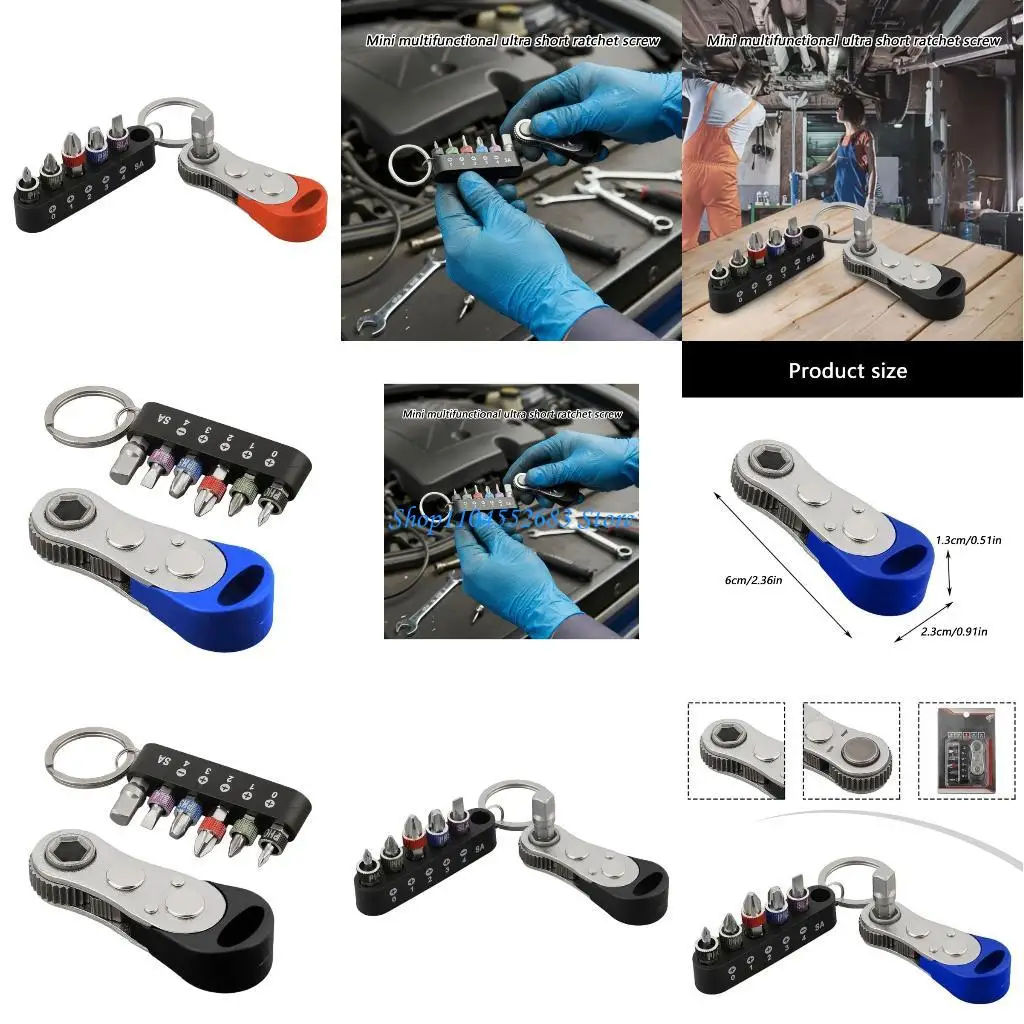 

Y6GD Professional Ratcheting Screwdriver Set with Interchangeable Bit for Electronics