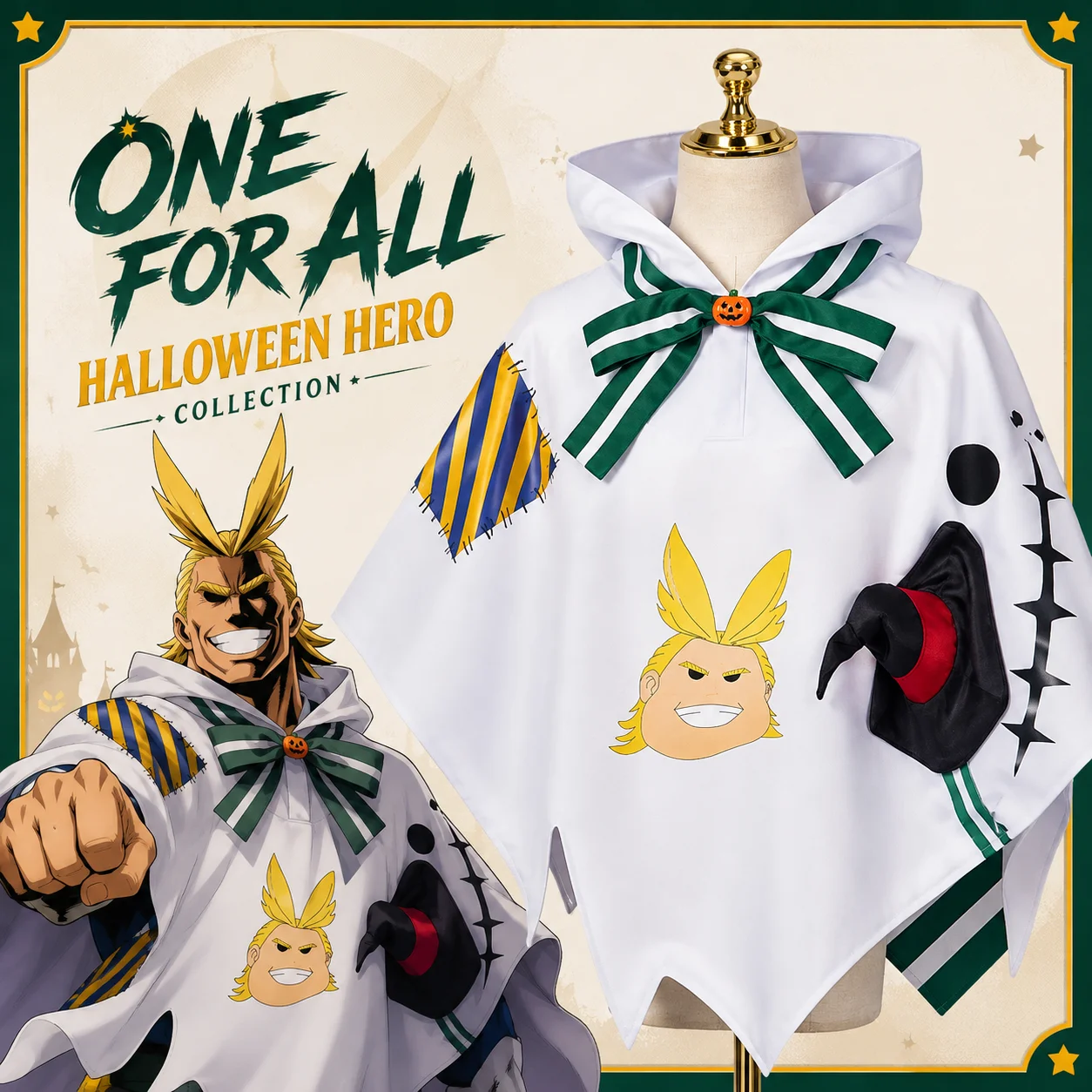 Academia Izuku Midoriya Cospla - Anime Cosplay Photo recension och pris