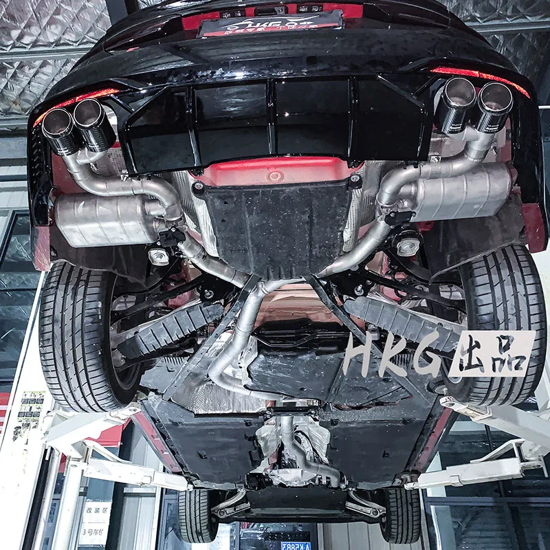 

Выхлоп GFC/подходит для Audi A4 A4L 2.0B9 Catback 20-23 годов выпуска клапана из нержавеющей стали