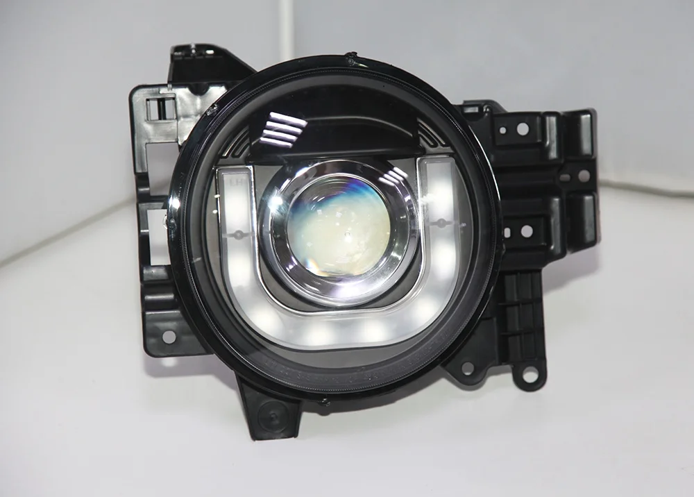 كشافات LED على شكل حرف U غطاء أسود SN لسيارة TOYOTA FJ Cruiser 2007-2014 Year #2