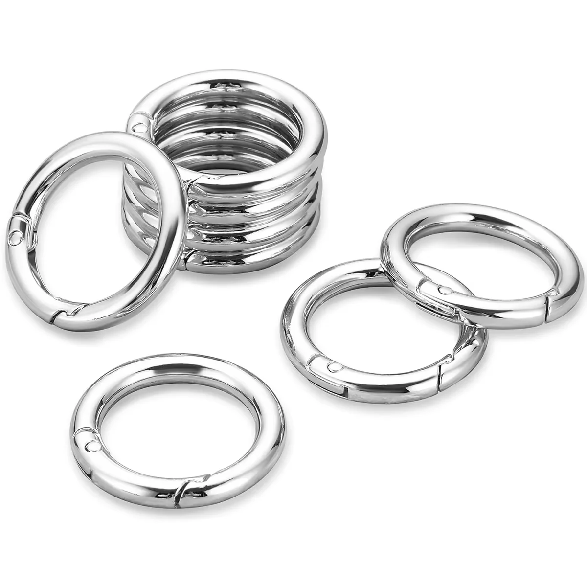10 Stück/5 Stück Federverschlu – Carabiner Keychain Bewertung und Preis