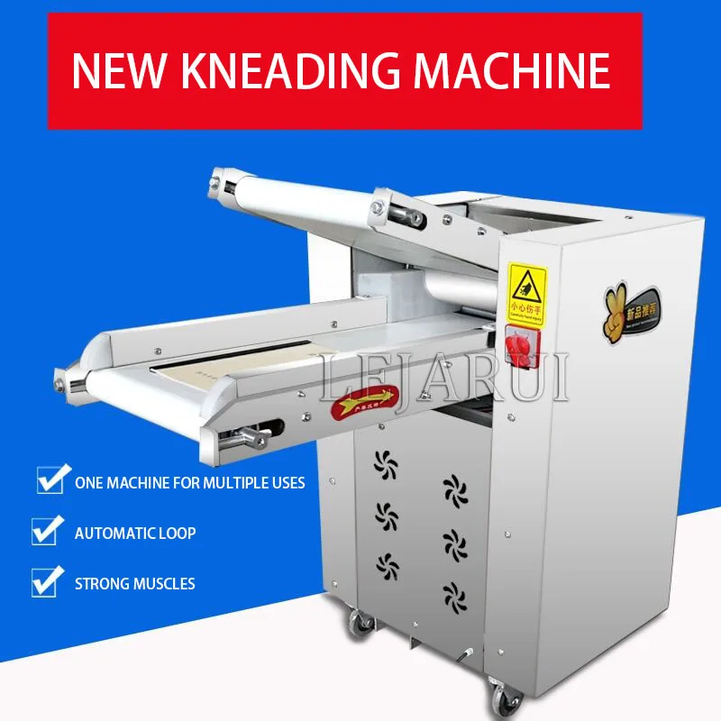 High-Speed Dough Kneading Machine Commercial Full-Automatic Cycle Electric Kneading Machine Large Dough Pressing Stainless Steel