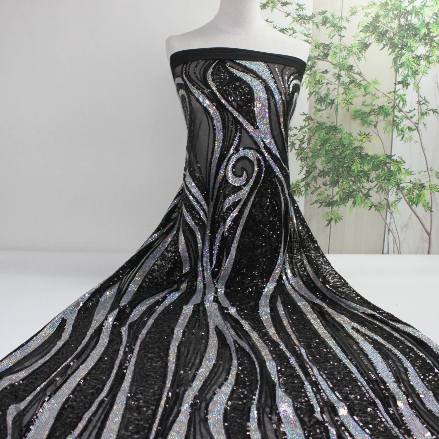 luxury-embroidery-accessory-material-french-mesh-for-nigerian-party-dress-african-2-colors-sequin-net-lace-fabric