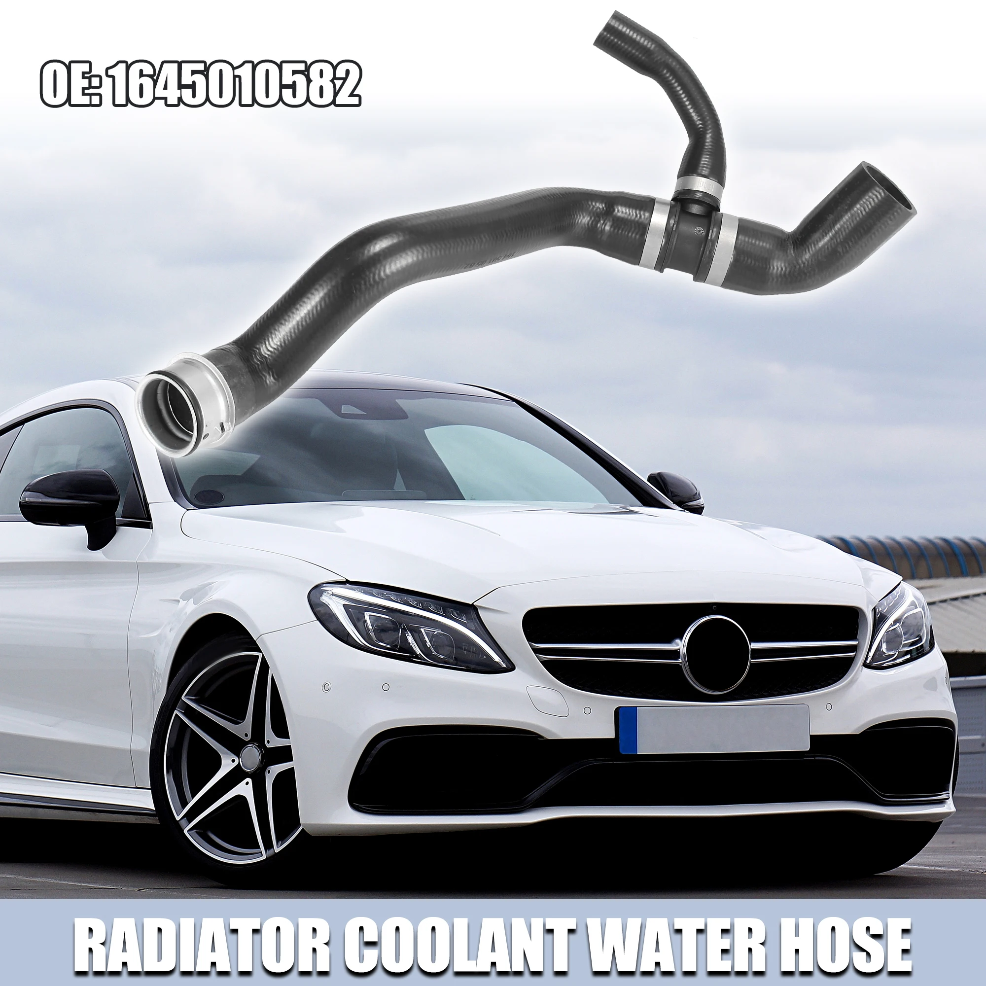 

UXCELL Car Lower Radiator Coolant Hose 1645010582 for Mercedes-Benz ML350 2006-2011