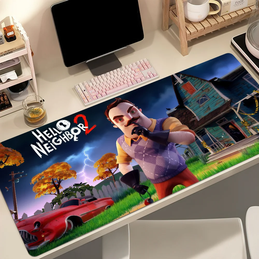 HELLO N-NEIGHBOR 2 Mouse Pad Non-slip Thickened MousePad Student Gaming Cushion Large Writing Lockedge Office