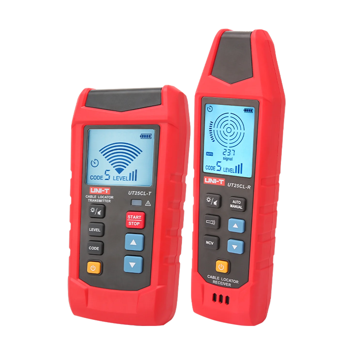 Imagem -04 - Localizador de Cabo de Mão Ncv Teste Elétrico sem Contato Detector de Segurança Elétrica Rastrear Caminhos de Cabo Subterrâneo Uni-t-ut25cl