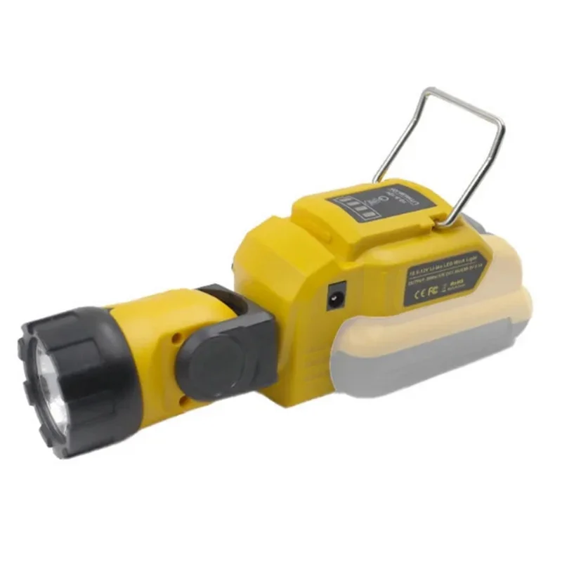 ABFY-Rotatable Torch Lamps LED Work Light Rechargeable Li- Battery  10.8V-12V DCB124