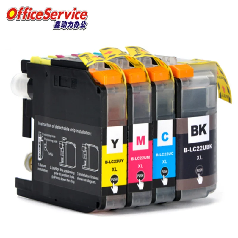 LC22U LC22UXL Ink Cartridge Compatible For Brother MFC-J985DW DCP-J785DW printer