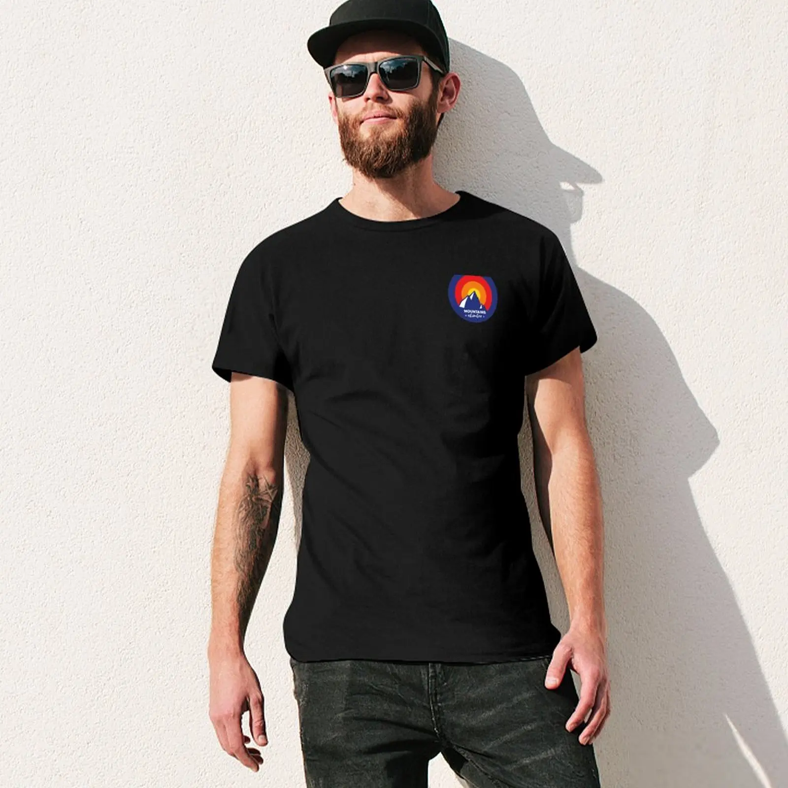 Mountains Climber T-Shirt cute clothes hippie clothes graphic t shirt vintage rapper graphic tees mens t shirt