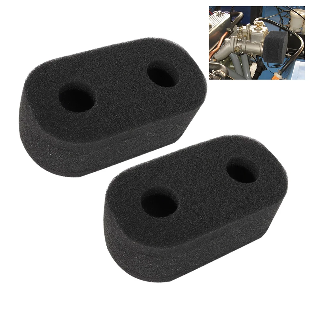 Schwarze Schaumstoff-Vergaserluftfilter mit Doppeltröpfchen für Weber DCOE Dellorto Jenvey Vergaser, Hochleistungs-Ansaugfilter – Detail 5
