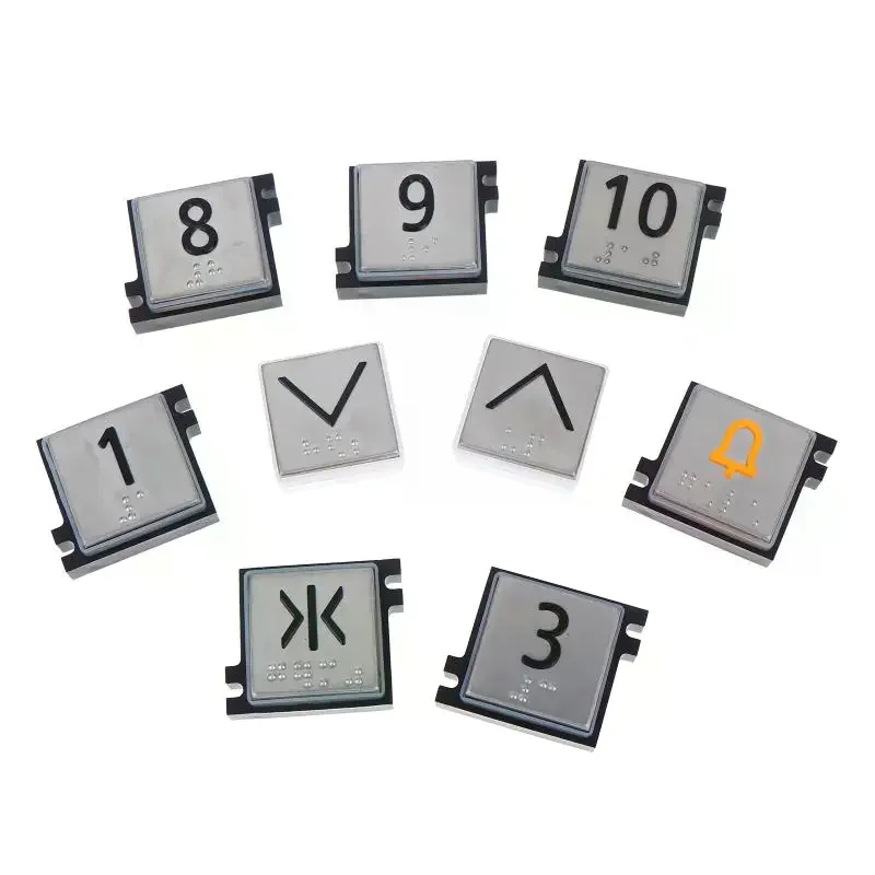 Applicable To Elevator Button 3600 5500 Numeral Key Direction Keys Without Button Board With Braille