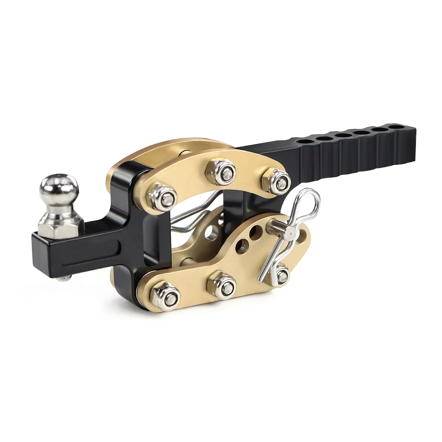 Metal Adjustable Tow Hook Trailer Hitch For 1/8 1/10 RC Crawler Car TRX4 Trx6 SCX10 90046 D90 D110 MK07 Rogue Hook Upgrades Part