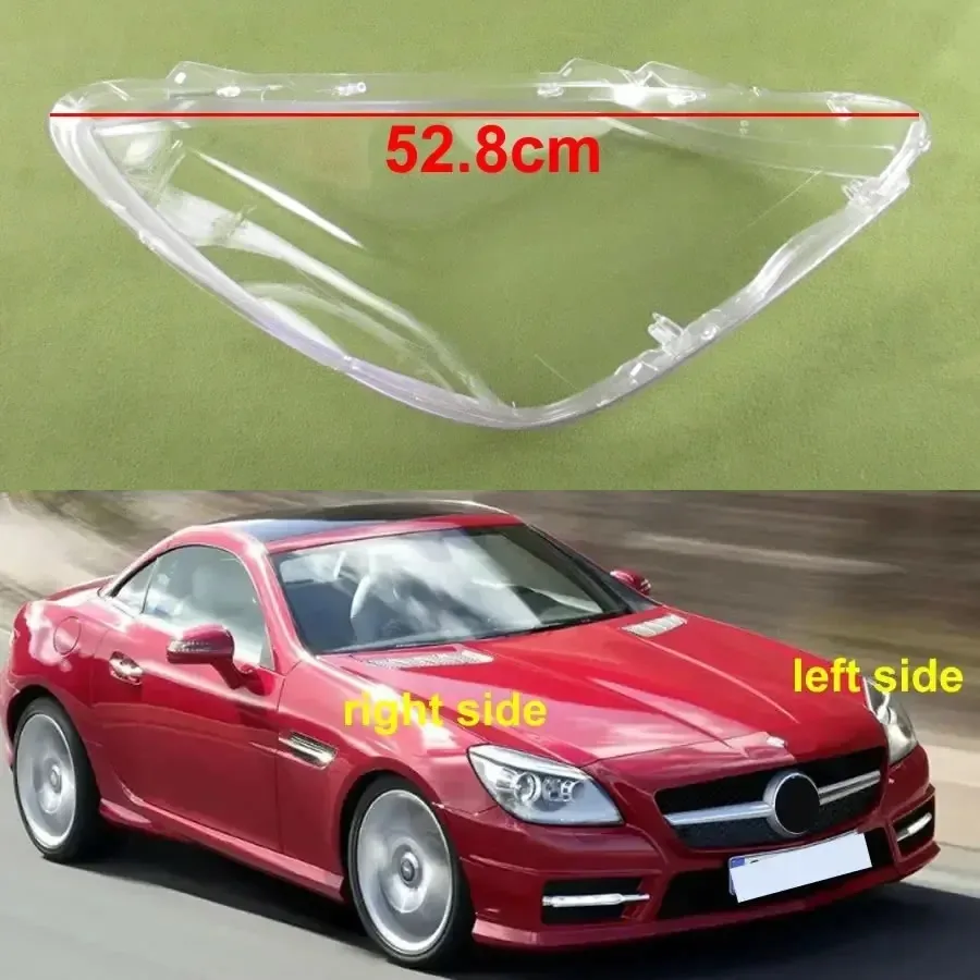 

For Mercedes-Benz W172 SLK-Class 2011-2015 Car Accessories Transparent Headlight Cover Lampshade Headlamp Shell Lens Plexiglass