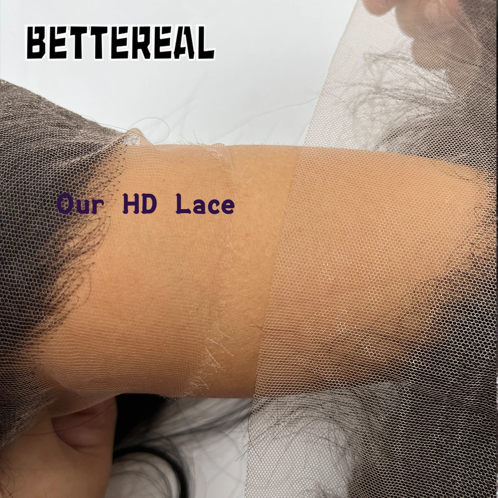 HD الدانتيل أمامي 13x6 غير مرئية HD الدانتيل كامل 13x4 أمامي فقط قبل قطعها شعري طبيعي 5x5 6x6 HD الدانتيل إغلاق حافة مسننة #5