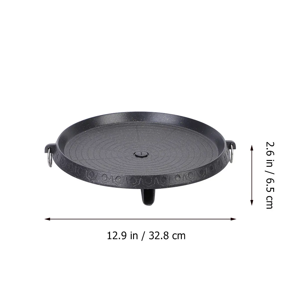 Bbq Non-Stick Grill Plate Premium Material Roasting Tray Lightweight Compact Outdoor Bbq Cooking Bakeware Easy Clean Heat Evenly