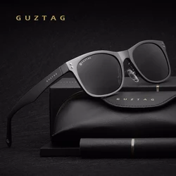 GUZTAG Brand Unisex Sunglasses Aluminum Square Polarized Mirror UV400 Men Women Sun Glasses Driving Fishing For Male G9201