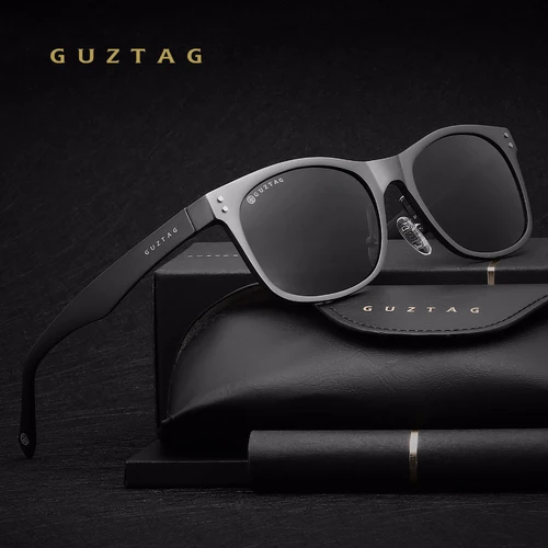 GUZTAG 브랜드 남성 패션 선글라스, 알루미늄 빈티지 편광 미러, UV400, 여성 선글라스, 낚시 운전, 남성 G9201 