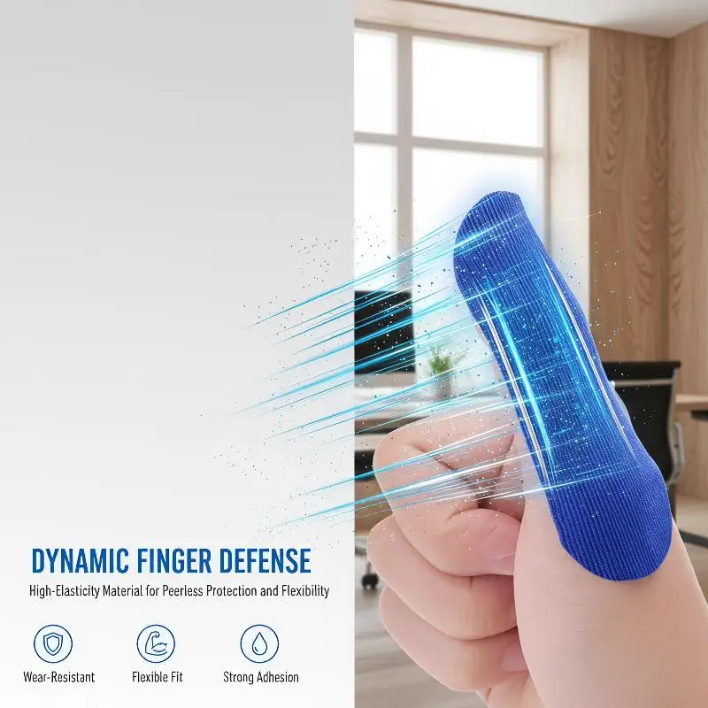 10 Stück elastisches Sport-Fingerschutzband, Bowling-Daumenstützpolster, Anti-Reibungs-Fingerwickel, schützende Pflaster – Detail 4