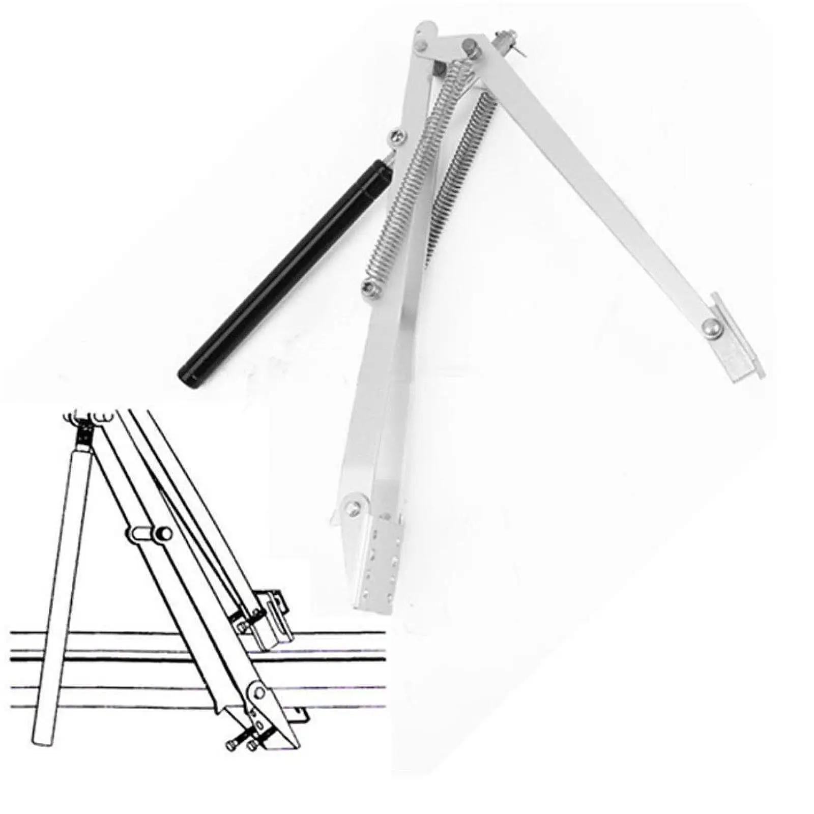 

Automatic Greenhouse Vent Opener Agriculture Tool Sturdy Window Opener Double Spring