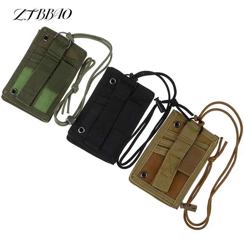 Army Fan Dulid Card Case, Patch ID Holder, Neck Lanyard, Credit Evaluation, 1Pc