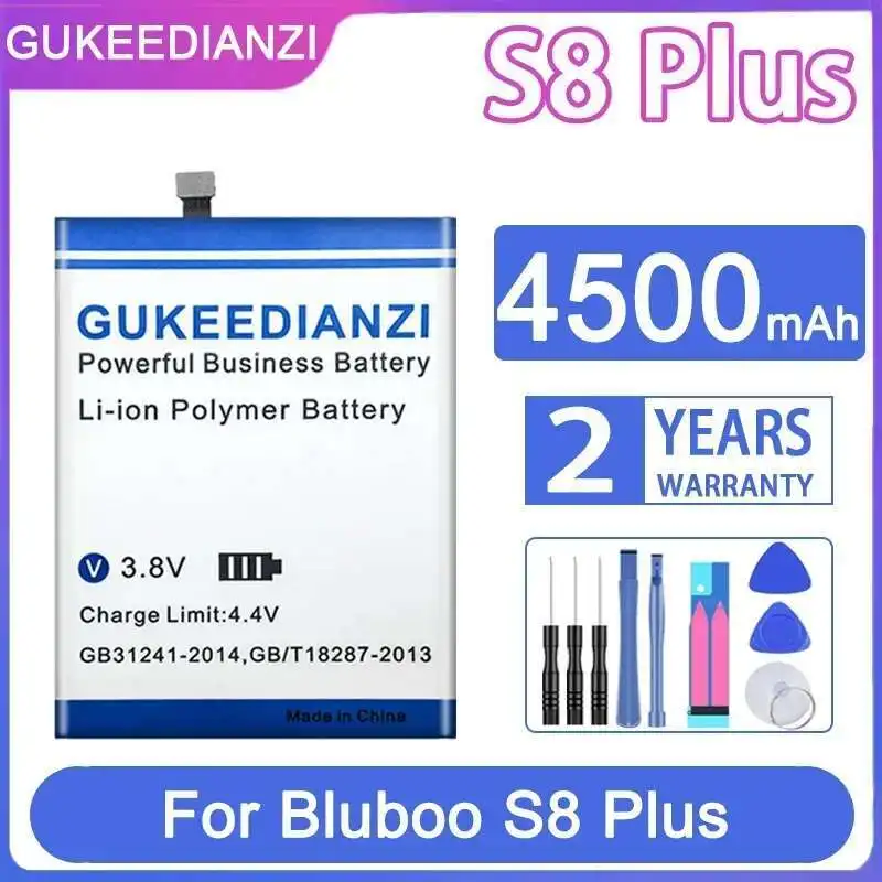 

Mobile Phone Battery Reliable Power For Bluboo S8 Plus S8+ S8plus 4500Mah Supply