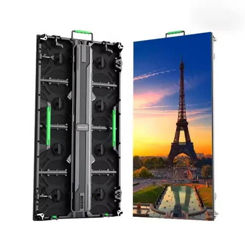 Outdoor LED Display Rental ScreenP3.91 500x1000mm Top Selling Church Background Video Wall for Events