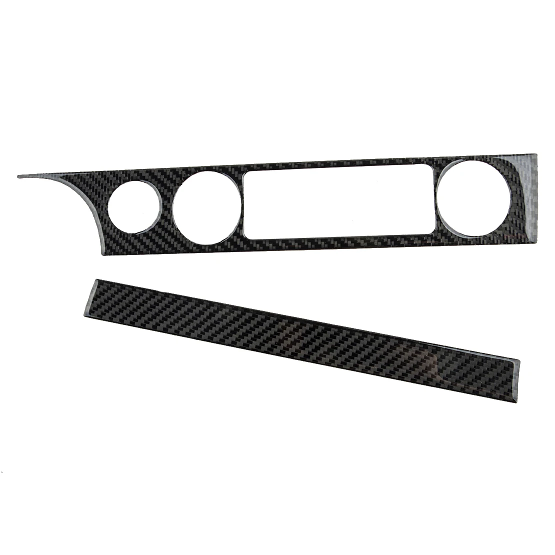 

1 Set Interior AC Switch Panel Frame Trim Cover Black Carbon Fiber Fit for Honda Civic 8th Gen 2011 2010 2009 2008 2007 2006 LHD