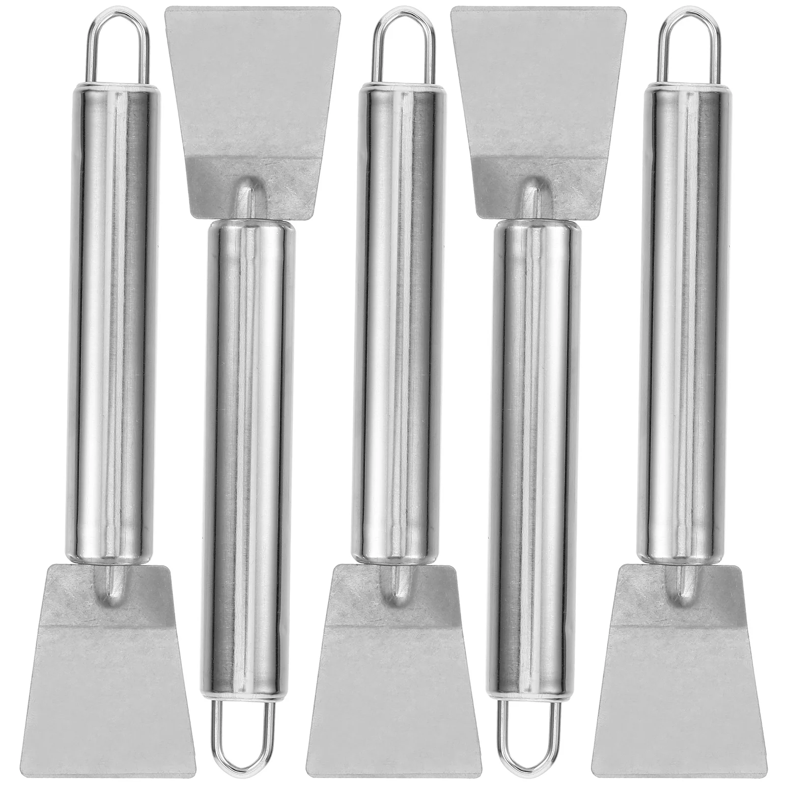 

5pcs Stainless Shovel Ergonomic Refrigerator Freezer Ice Removal Tool Cleaning Tool Deicing Shovel Kitchen Home Supplies