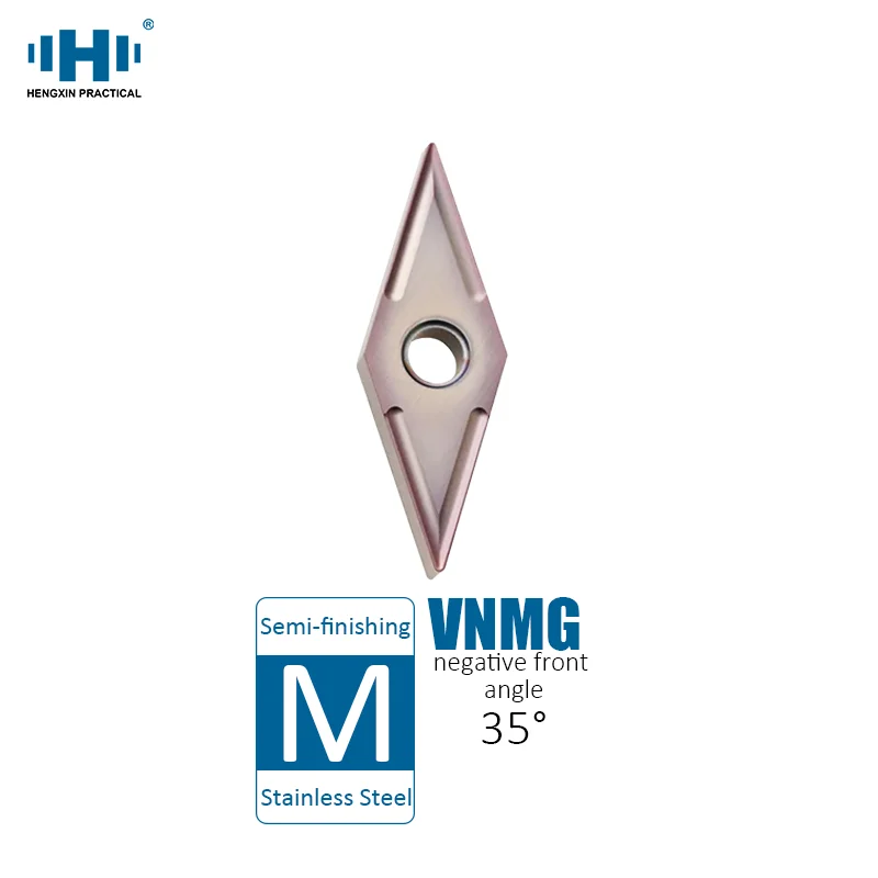 

HENGXIN Tungsten Carbide Inserts VNMG160404 VNMG160408 VNMG160412 MS SS230C VNMG External Turning Tools CNC Lathe Cutter Tools