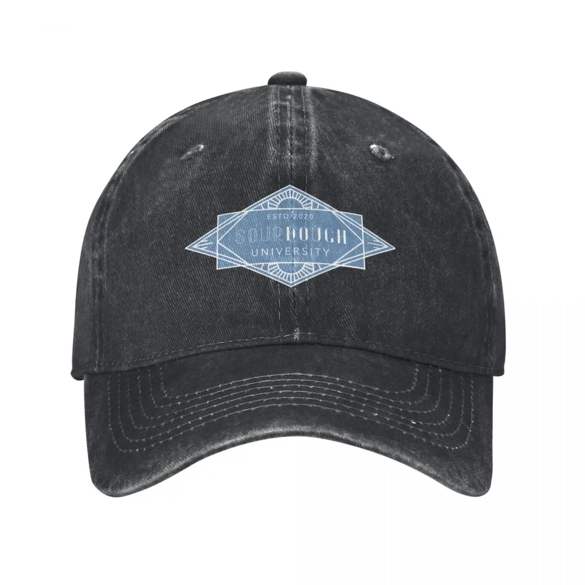 

2020: Sourdough University (white text) Baseball Cap Vintage tea Hat foam party Hat Hats Man Women's