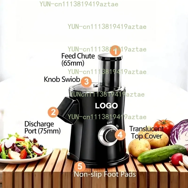 Electric Salad Maker Food Processor, One-button Operation Vegetable Cutter for Kitchen Use